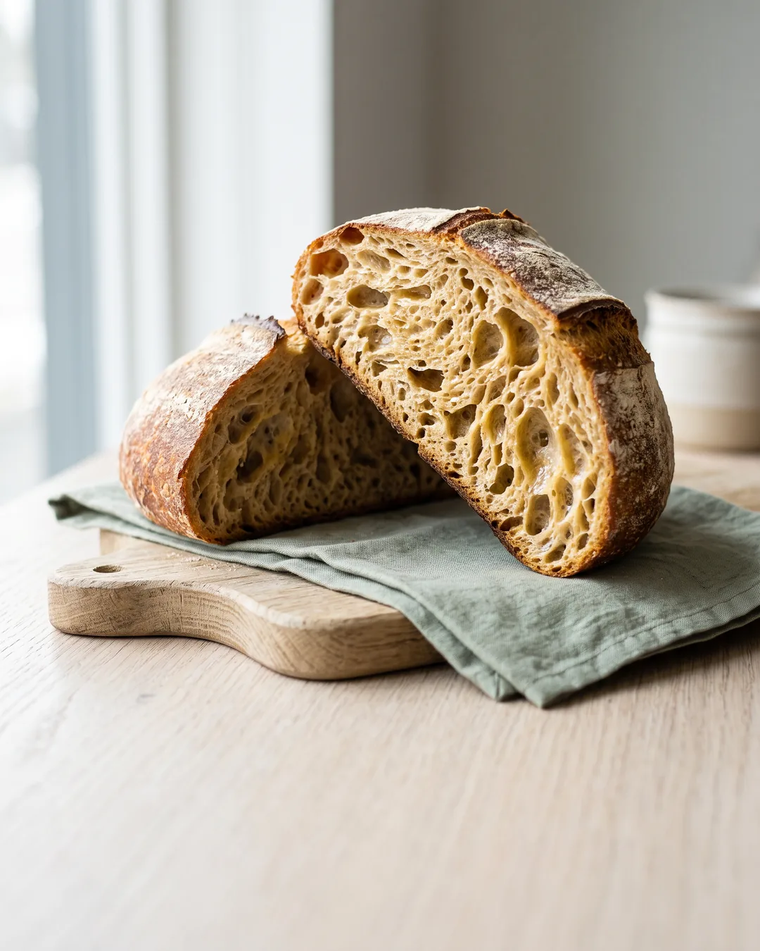 Slide 1: An open crumb is not luck