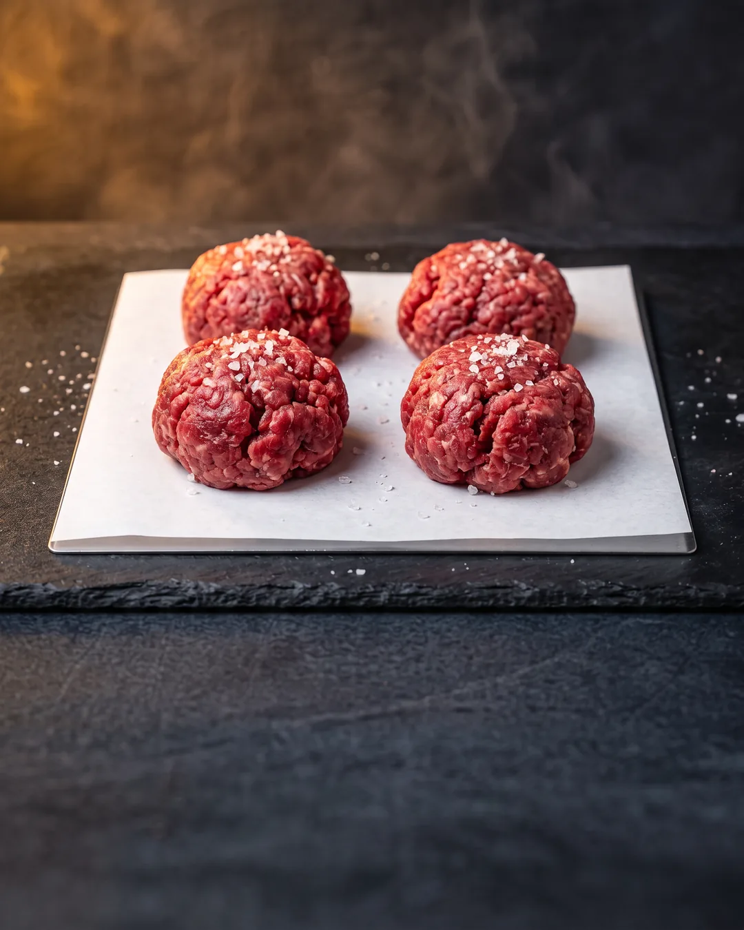Slide 3: Fresh beef. Never frozen.. Ground in-house every morning